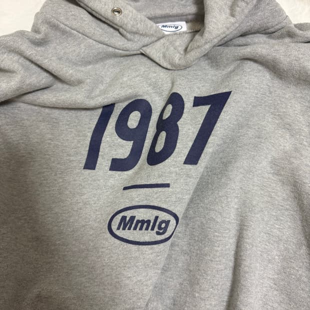 mmlg 1987 그레이 후드티