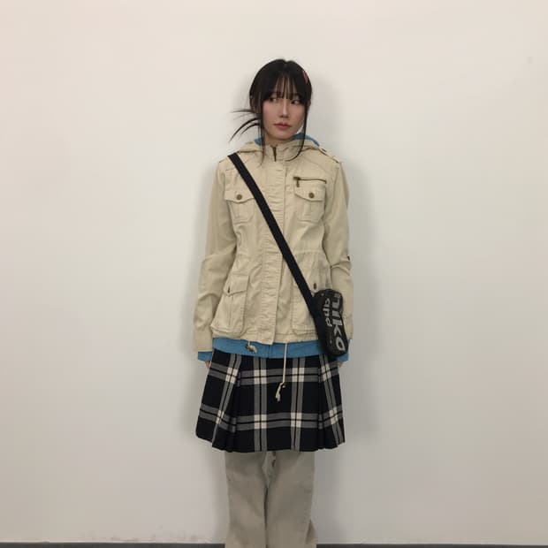 'C.O.L.Z.A' Beige Cotton Safari Jacket