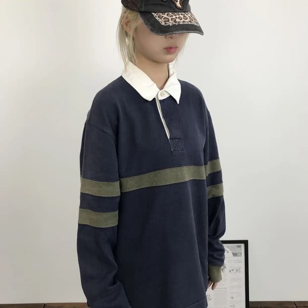 Eddie Bauer Sport Shop Rugby Polo