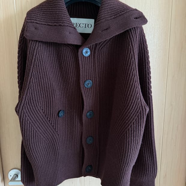 렉토 다크브라운 가디건