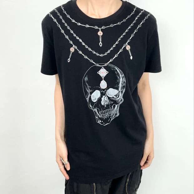 Alexander McQueen Trompe L’oeil Skull Ne
