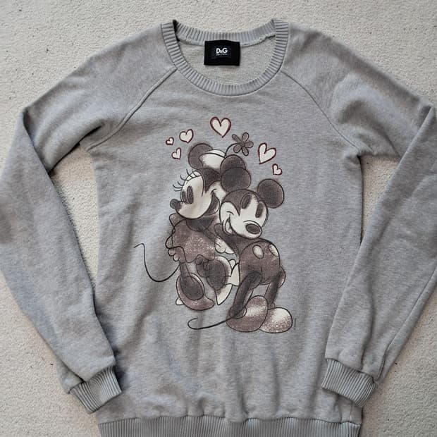 Dolce & Gabbana  x Disney 미키 마우스 맨투맨