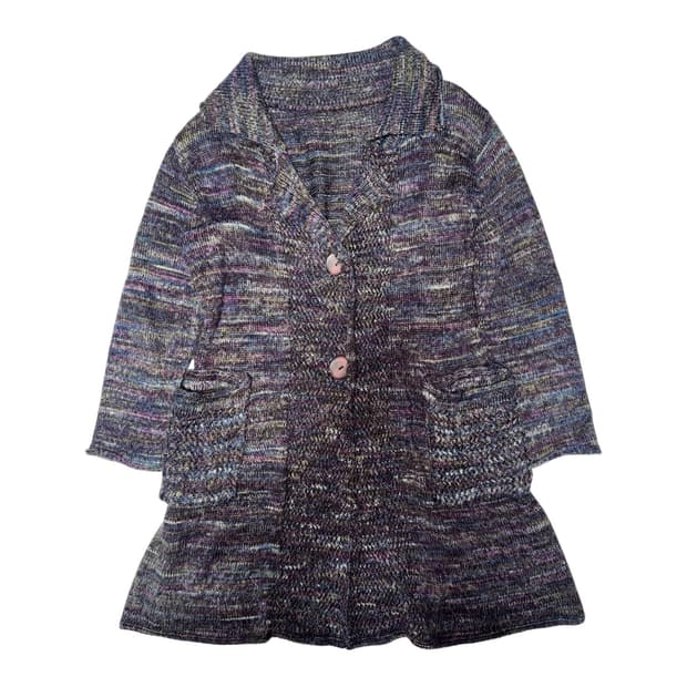 뜨개 니트 롱 가디건 