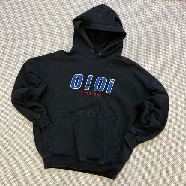 L oioi 오리지널 빅로고 후드티 0608D2