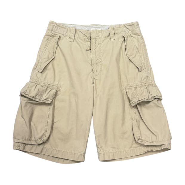 GAP 갭 카키스 루즈핏 카고 포켓 반바지 베이지 32