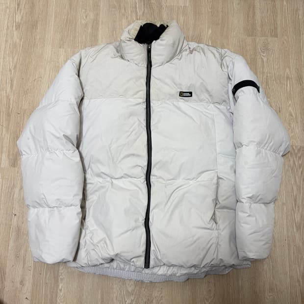 내셔널지오그래픽 남성 덕다운 푸퍼 숏패딩 XL/105 