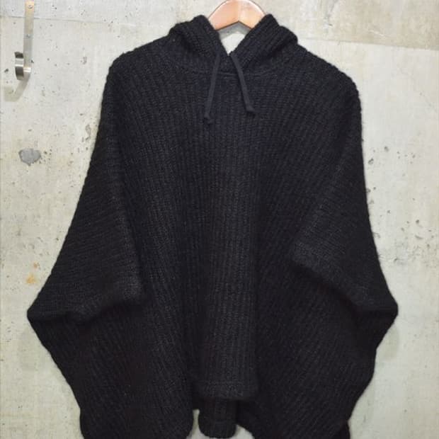 꼼데가르송 옴므 플러스 모헤어 니트 후드