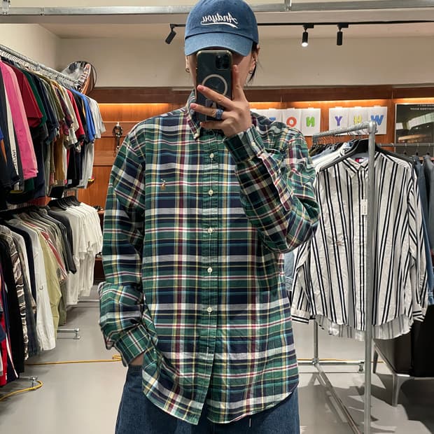 폴로 랄프로렌 체크 셔츠