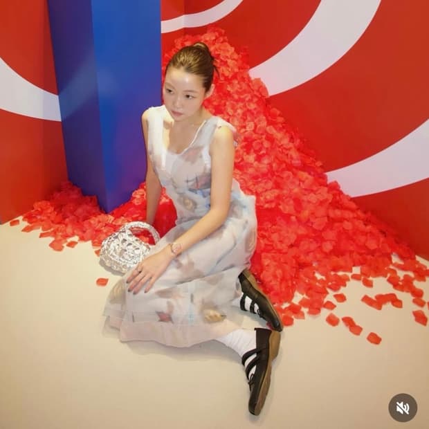 (잉화 착용) 자라 리미티드 컬렉션 오간자 원피스