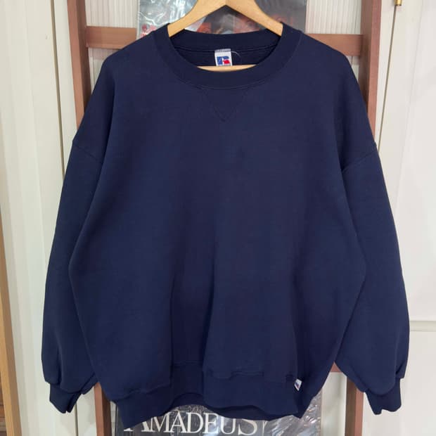 90s 러셀 에슬레틱 블랭크 스웻셔츠 USA