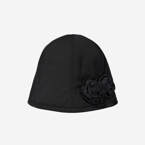 미스치프 플라워 코사지 버킷햇