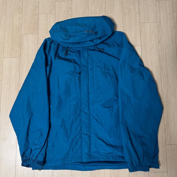 트래블 고프 후드 윈드 브레이커 사파이어 블루