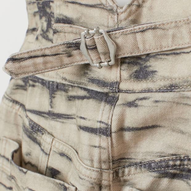 H&M 데님 하이라이즈 테이퍼드 진