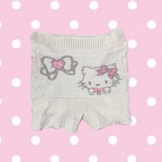 [무료나눔] 챠미키티 숏스 숏팬츠 속바지 히메갸루 산리오 키티반바지파자마