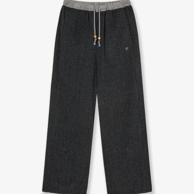 Aeae 에이이에이이 엔젤 스트라이프 팬츠 블랙