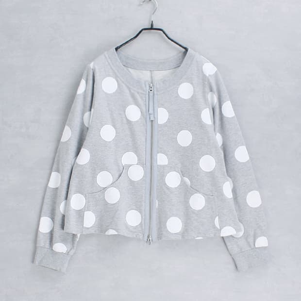 global switch _ dot zip up jacket