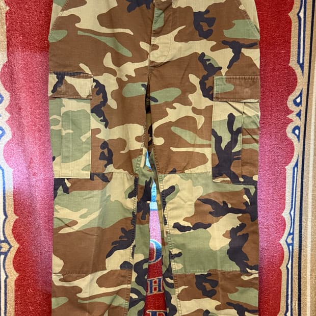 오리지널 밀리터리 립스탑 카모팬츠 M/Regular