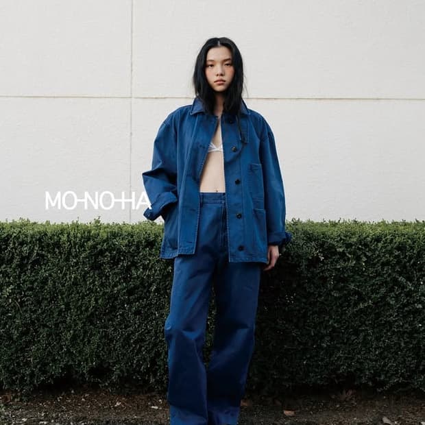 모노하 코튼 워크 자켓