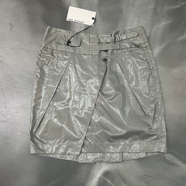  닐바렛 데드스탁 글로시 벨크로 스커트 y16140