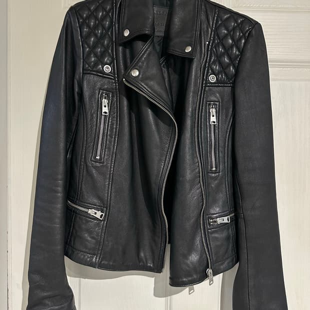 올세인츠 캐치 바이커 레더 자켓