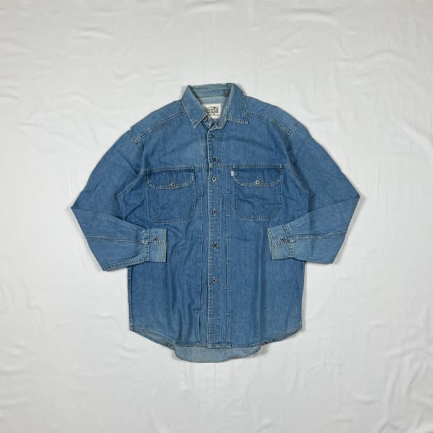 90‘s 리바이스 levis 실버탭 포켓 데님셔츠 남방