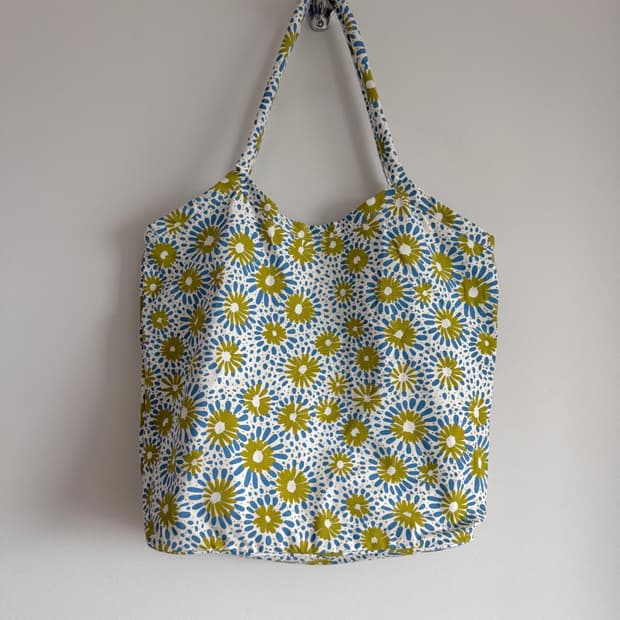 Pre owned 코튼 토트 숄더백