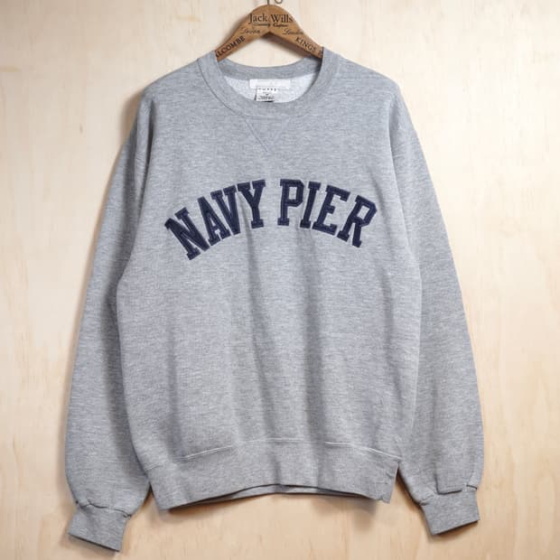 SOFFE 빈티지 Navy Pier 스웻셔츠