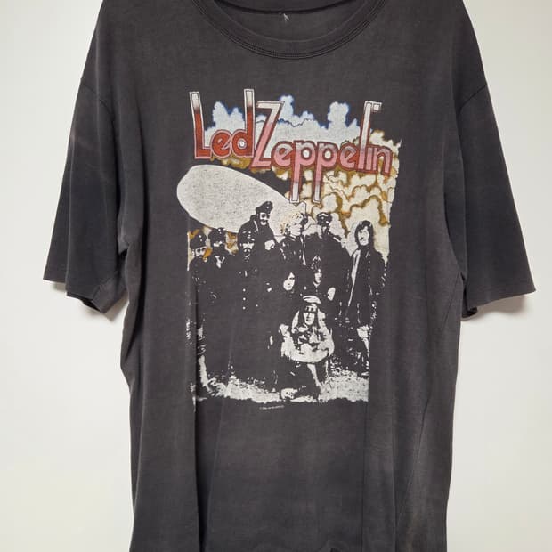80s 레드제플린 밴드티 빈티지 티셔츠
