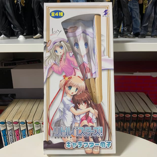 🎀 리틀 버스터즈! 캐릭터 부채 1종 단품