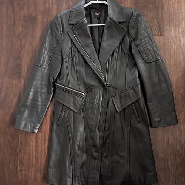 ROBO 로보 양가죽 코트 가죽 자켓