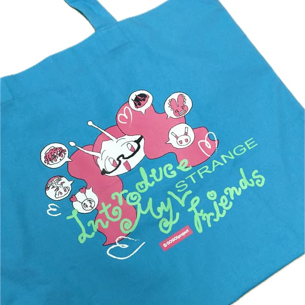 고고프로젝트 Strange friends 토트백 가방