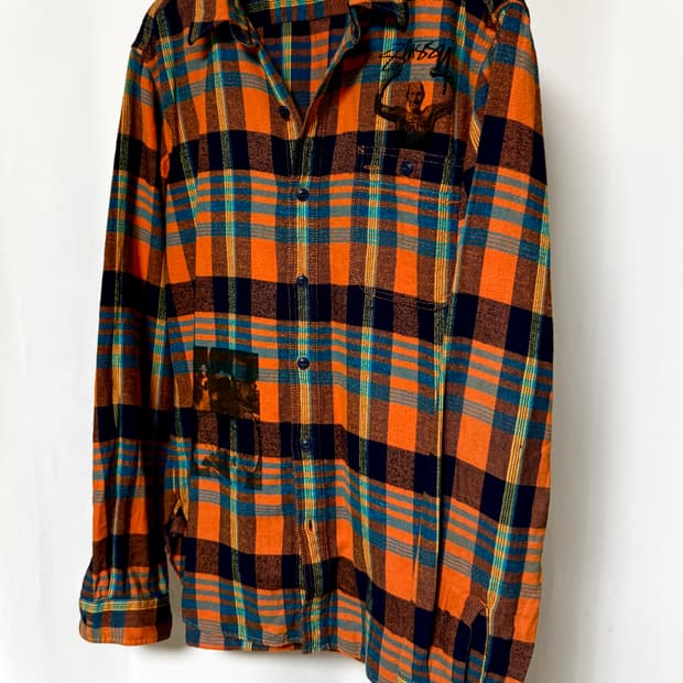 스투시 03s 시그니처 멀티 타탄체크 페이스 셔츠