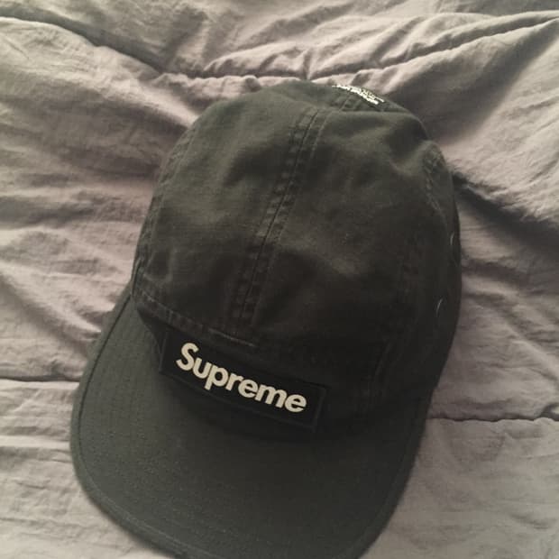 슈프림 밀리터리 캠프캡 블랙