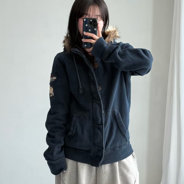 홀리스터 울프죠 후드집업