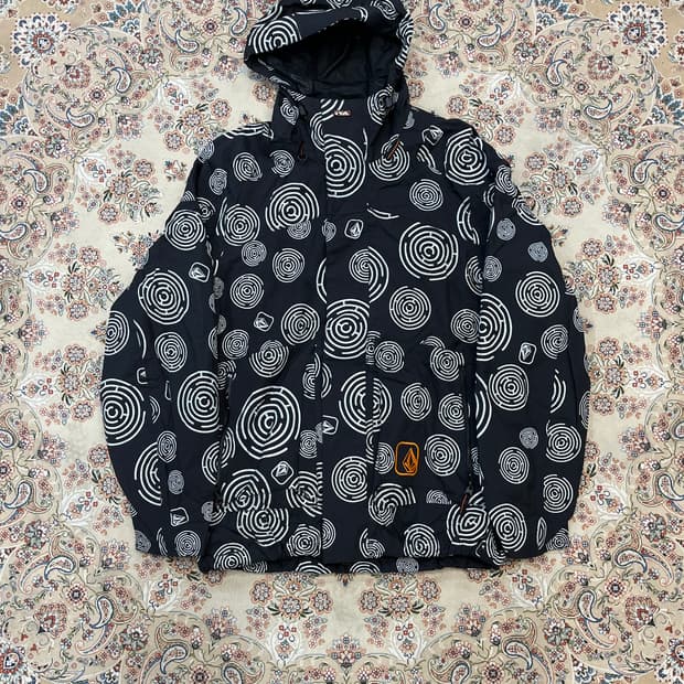 볼컴 트랜지션 스파이럴 패턴 보드복 자켓