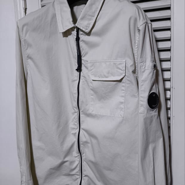 L CP컴퍼니 개버딘 지퍼셔츠