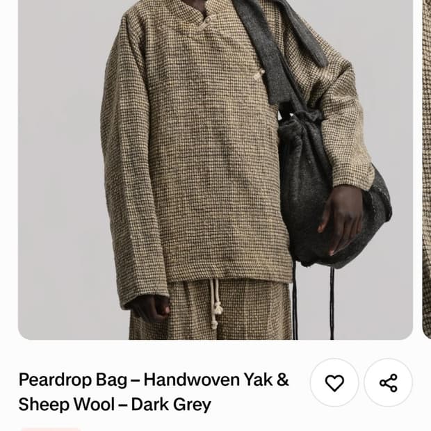 Gathering peardrop bag
