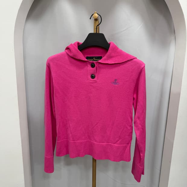 백화점판 비비안웨스트우드 카라 니트 XS 