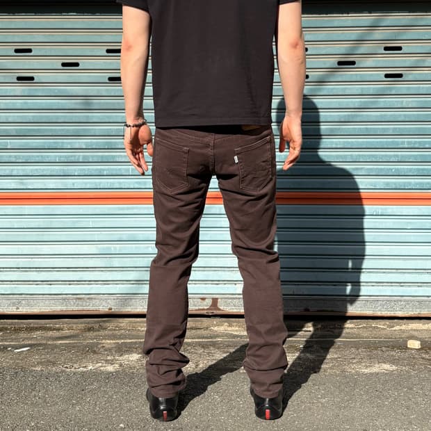 리바이스 511 브라운 데님팬츠