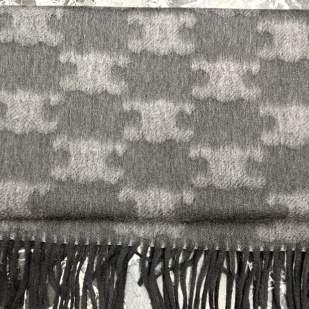 셀린느 머플러 트리오페 트리옹프 프린지 캐시미어 스카프