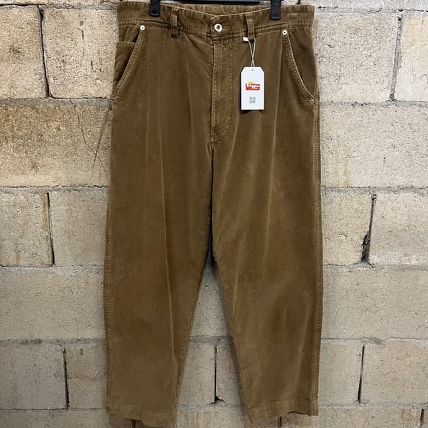 디젤 브라운 코듀로이 팬츠