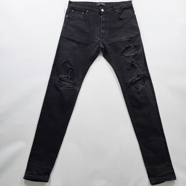 AMIRI 청바지 스판 흑청 데님 사이즈34 R3350