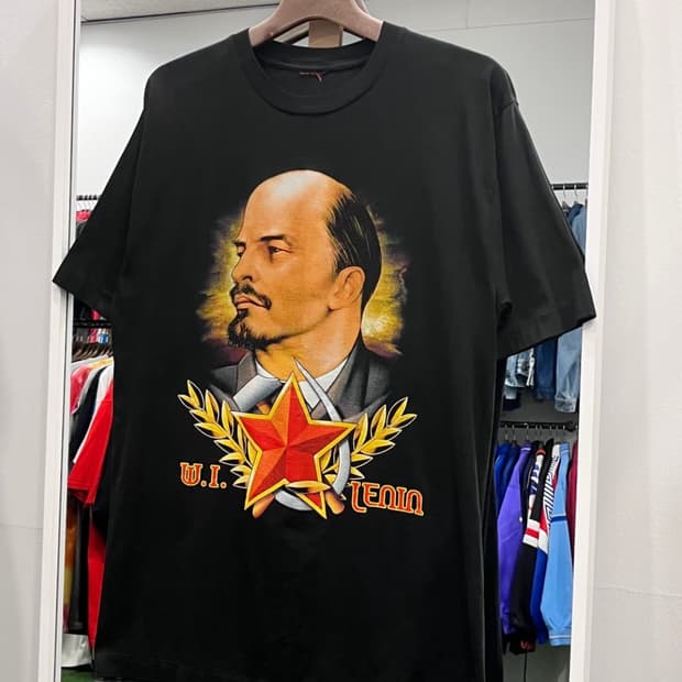 90s 빈티지 펑크 레닌 반팔 티셔츠 l