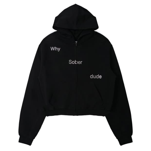 Xenoreport 제노리포트 why sober dude hoodie 