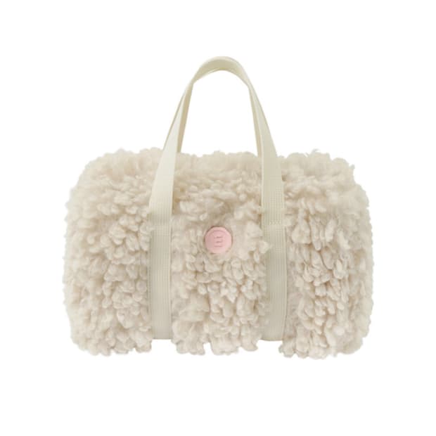 미닛뮤트 시어링 토트 백 크림