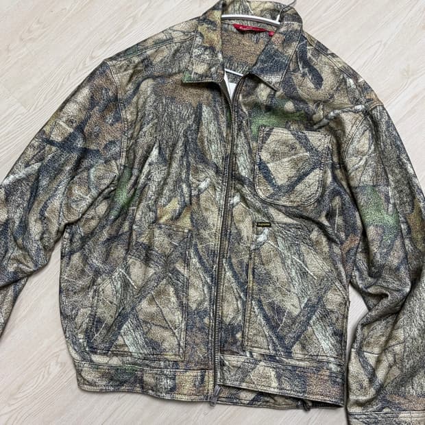 슈프림 23fw 몰스킨 리얼트리 워크자켓