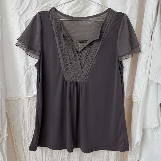 age... ruffle top