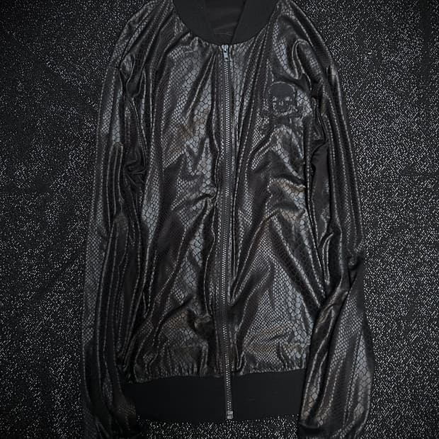 *Rare* By the R 펑크 v-kei 스컬 파이톤 져지 