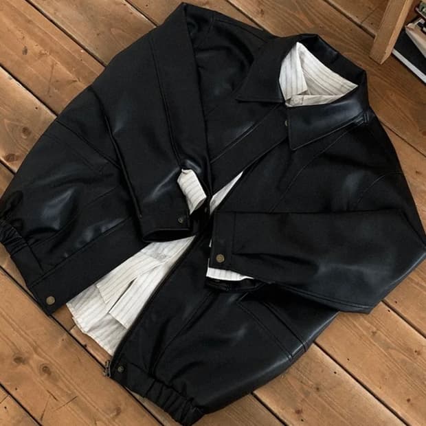 에이블리 레더자켓