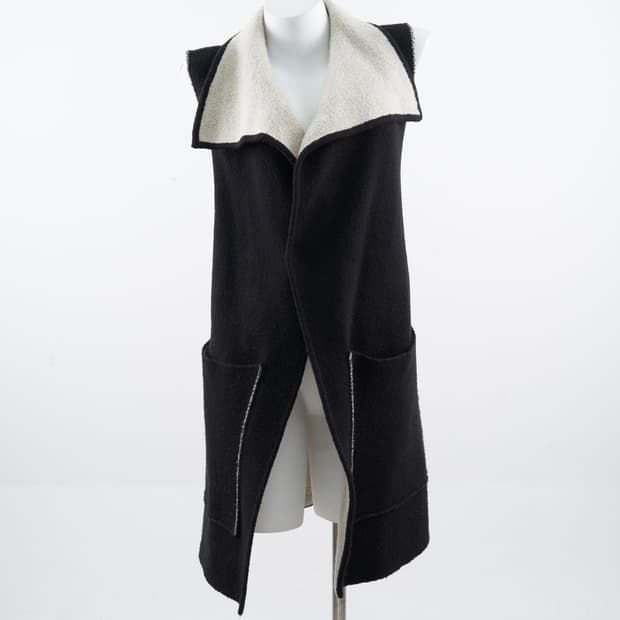 DIESEL 포켓 베스트 니트 가디건